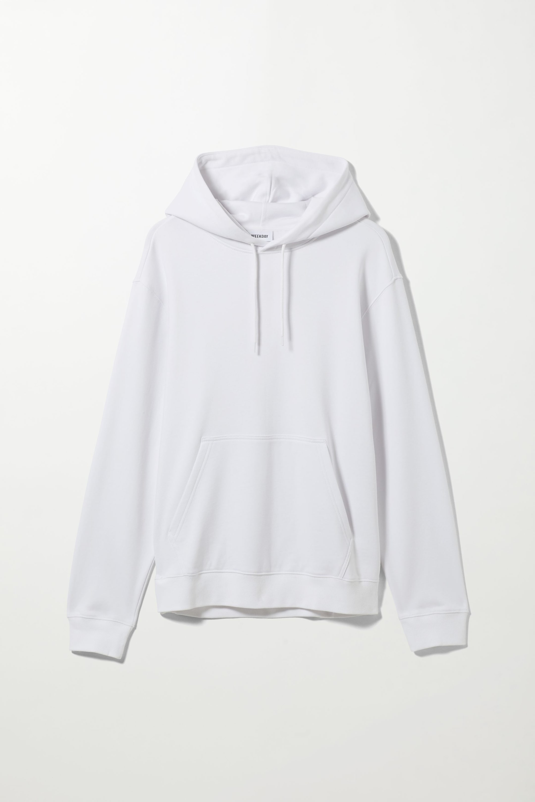 Weiß - Klassischer, mittelschwerer Hoodie - 0