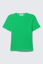 Bright Green - Slim Fitted T-shirt - 0