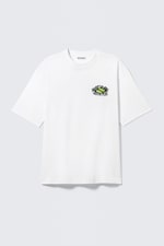 Hvit - Surf Hawaii - Avslappet t-skjorte med grafisk trykk - 0