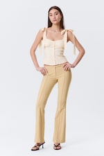 Off-white - Fitted Ribbon Corset Top - 1