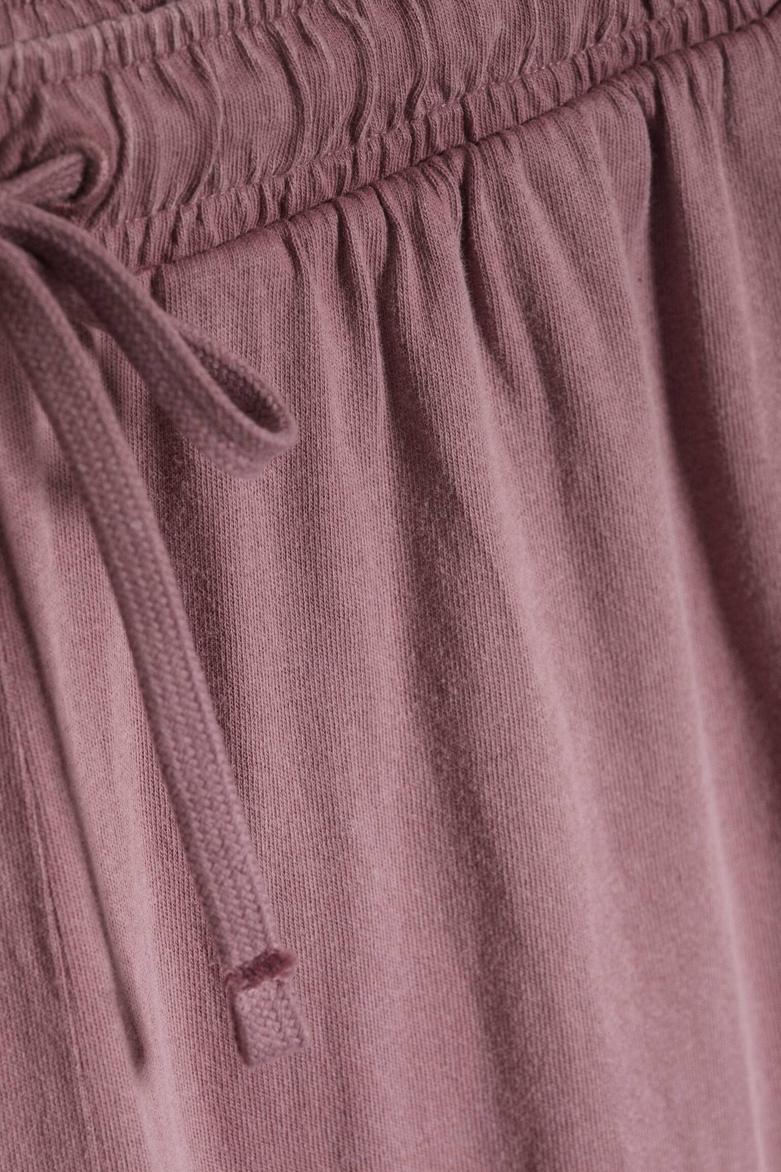 Pantalon de pyjama décontracté - Lilas cendré/Gris poudré clair - 7