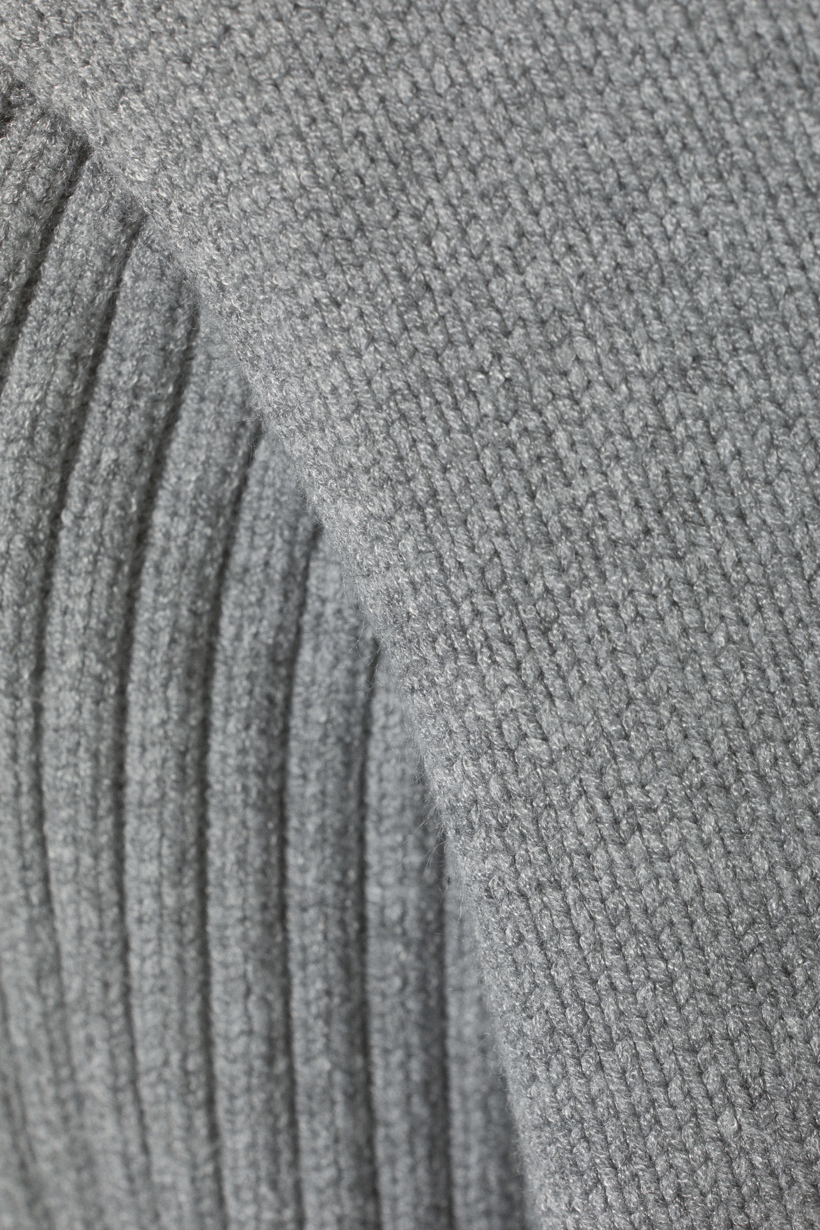 Fascinating ニットグレー winona zip cardigan - Grey Melange | Weekday WW