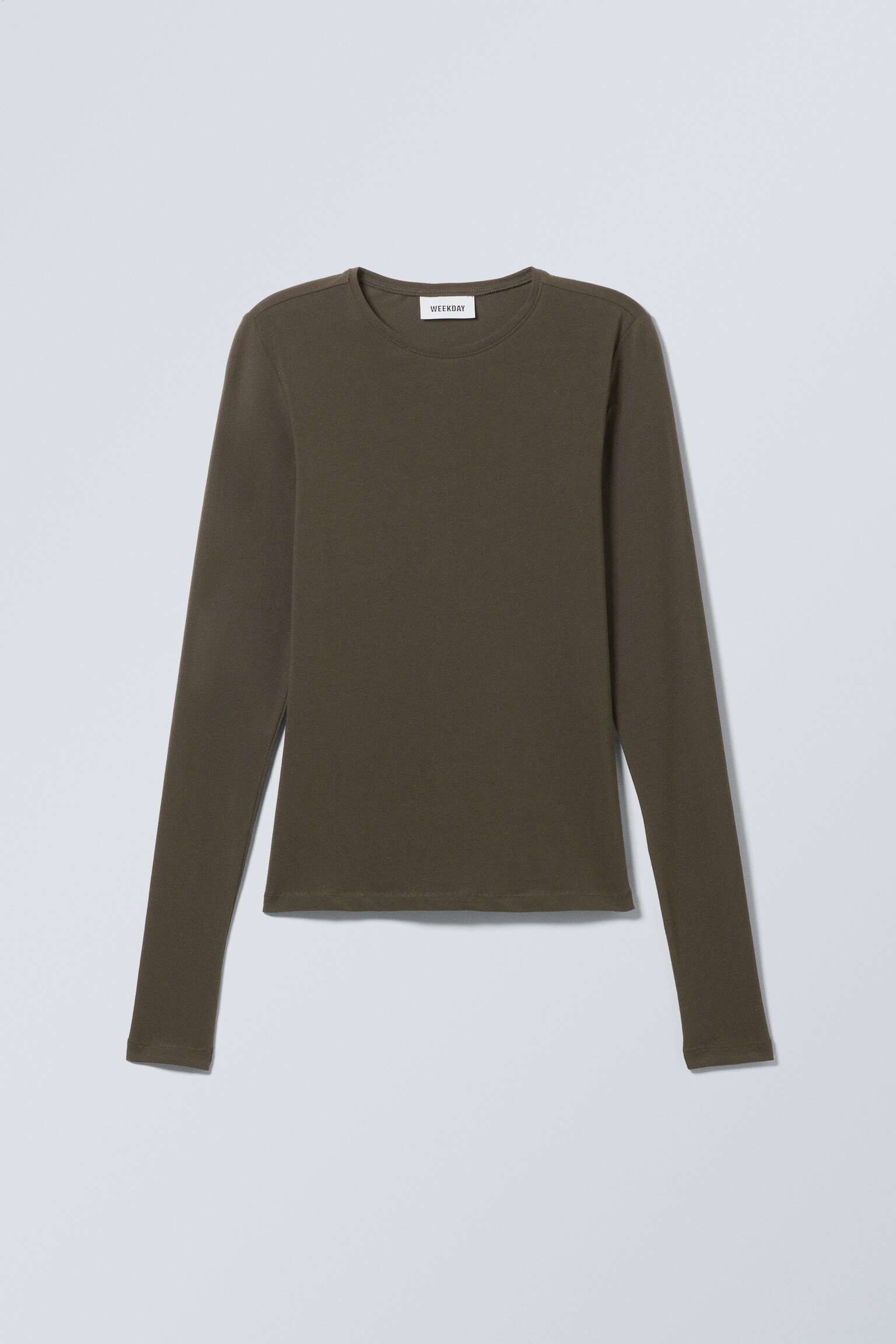 Slim Fitted Long Sleeve - Dark Khaki Green/White/Black/Tmavozelená khaki/Dark Brown/Svetlooranžové/Dark Dusty Blue/Tmavočervená