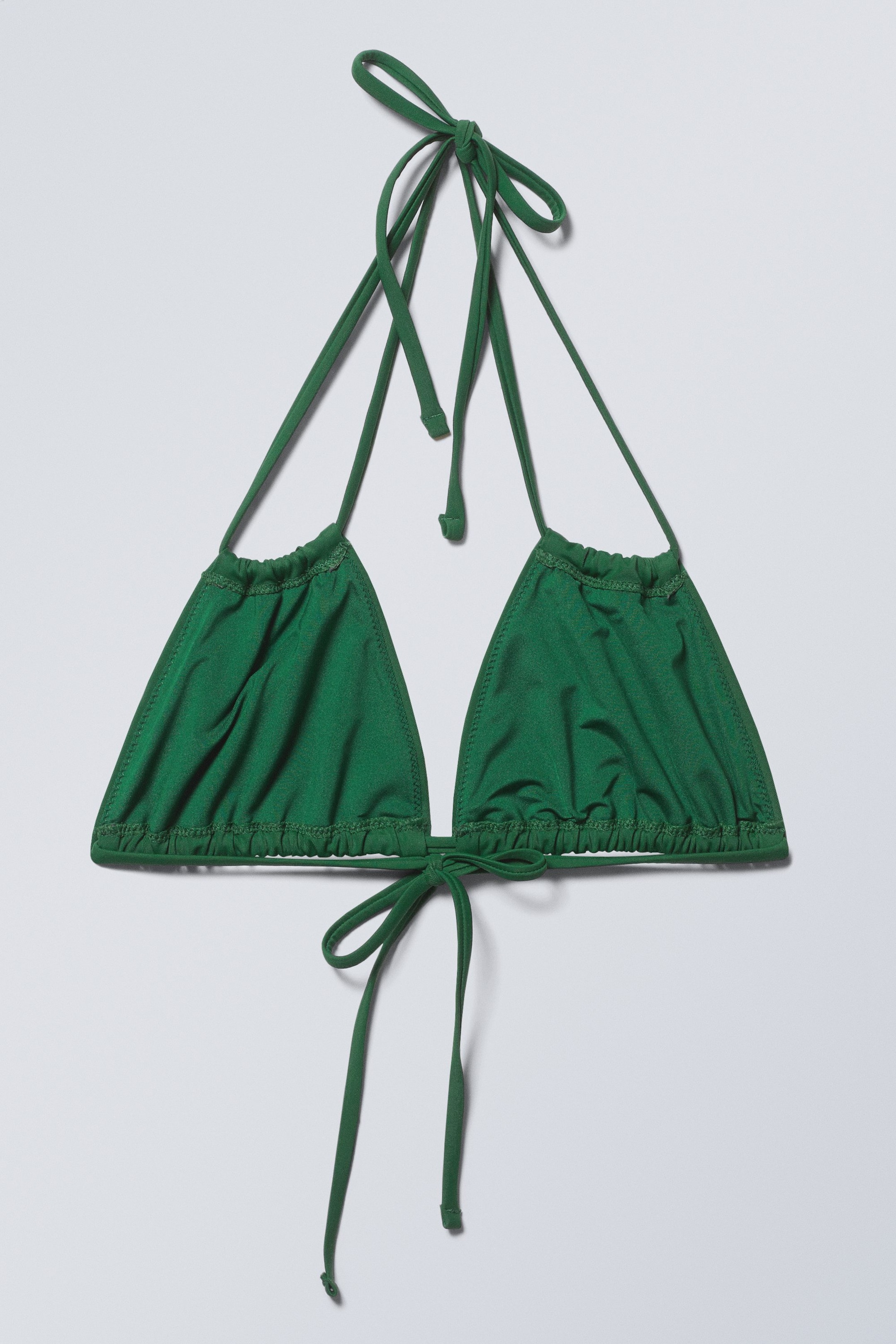 Dark green - Breeze Tie Bikini Top - 1