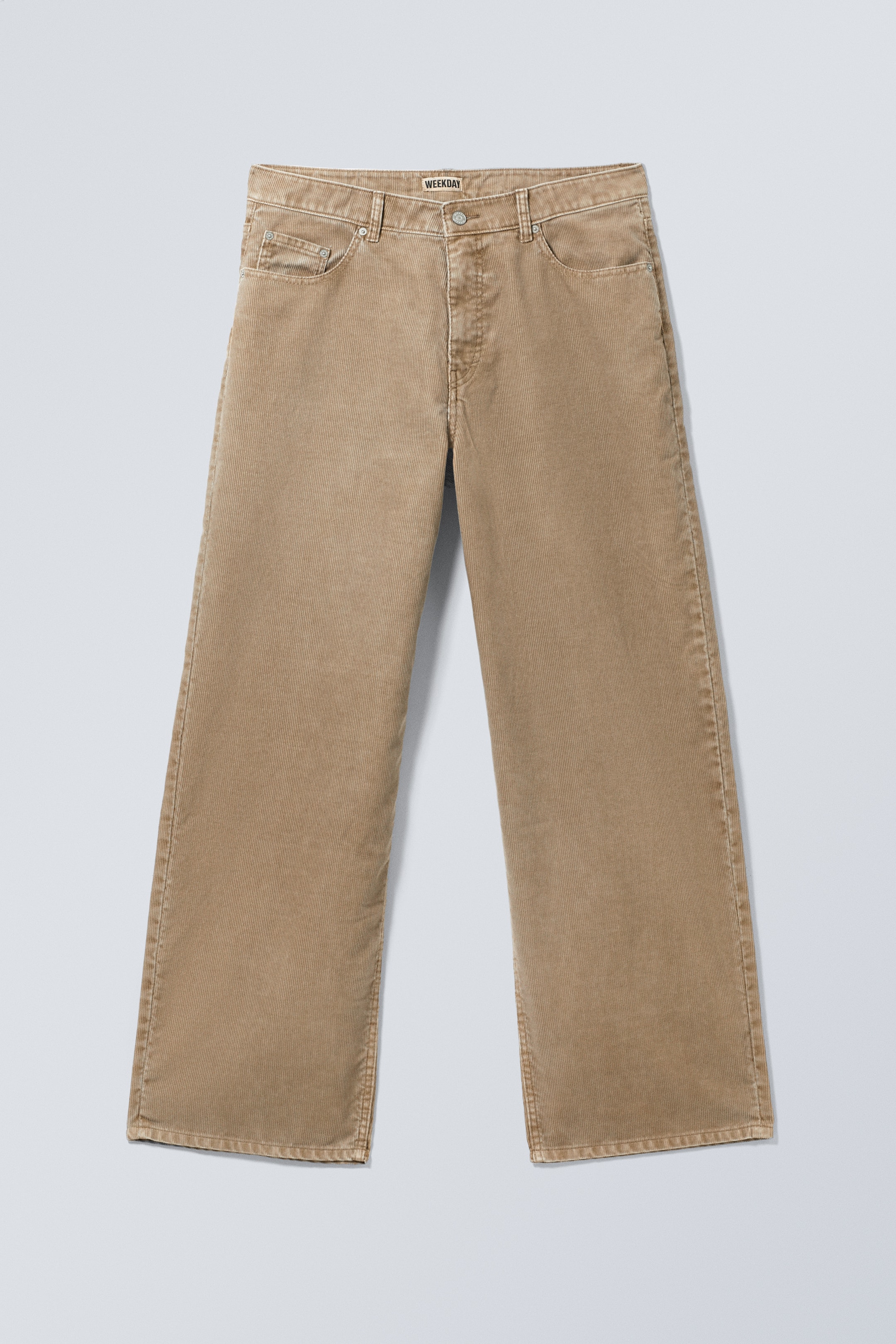 Zobacz większy obraz: Sztruksowe spodnie Astro Loose Baggy - Washed Beige - ON | H&M PL 1