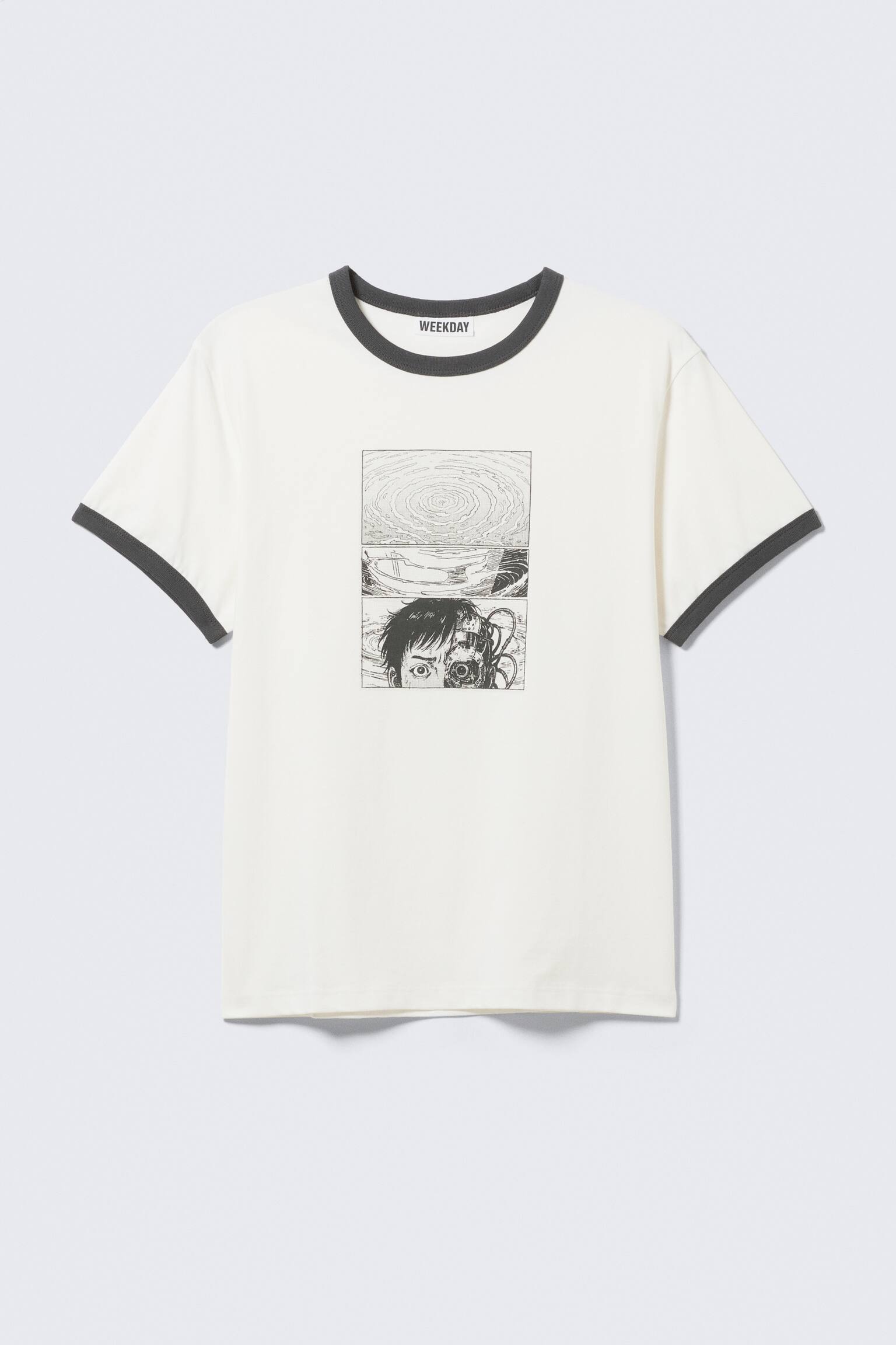 T-shirt met grafische print - White - Comic Page/Black & White - Bear Spray - 2