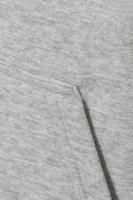 Light Grey Melange - Boxy Midweight Zip Hoodie - 1