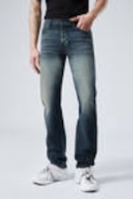Deep Cyan - Medium Blue - Klean Regular Straight Leg Jeans - 1