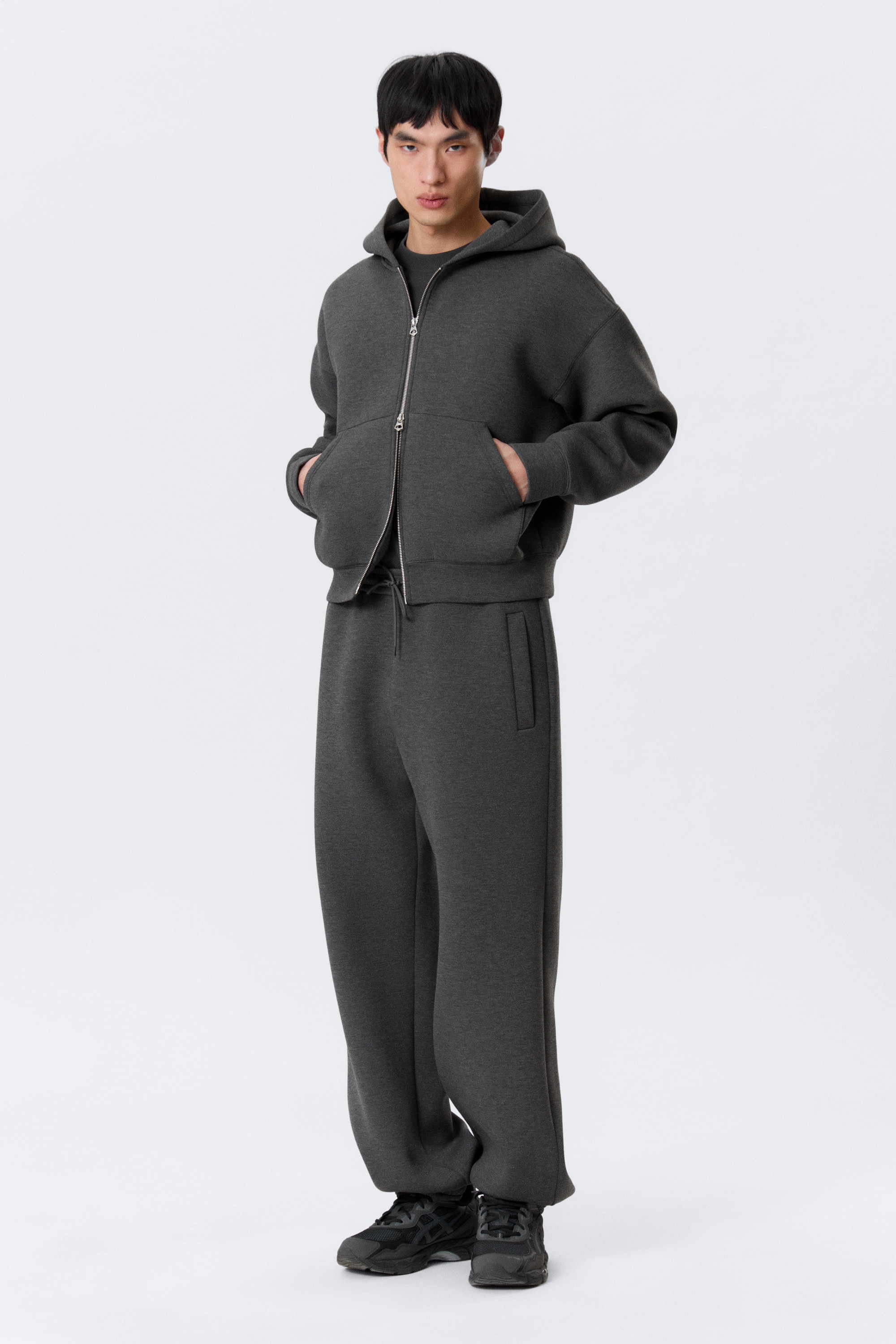 Simon Scuba Zip Hoodie - Dark Blue - Men | H&M GB