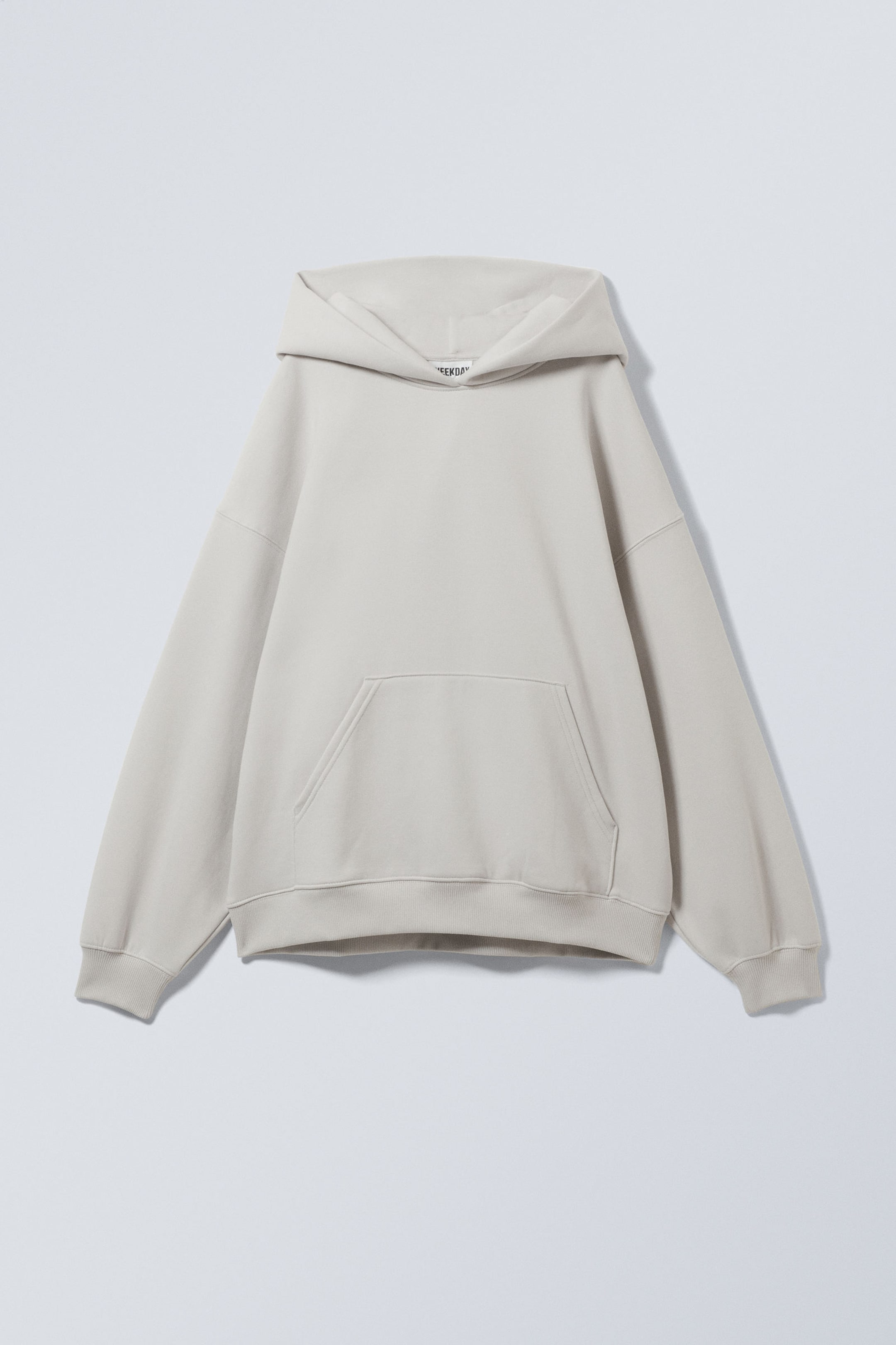 Ljus mullvad - Tung oversized hoodie - 3