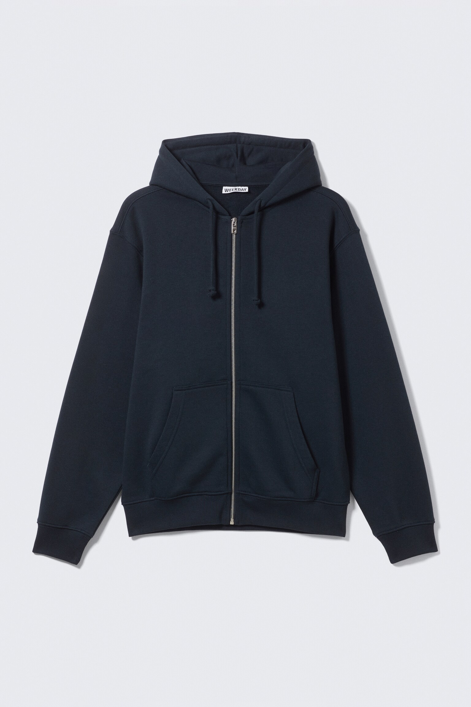 Classic Zip Hoodie - Navy Blue/Grey Melange/Black - 2