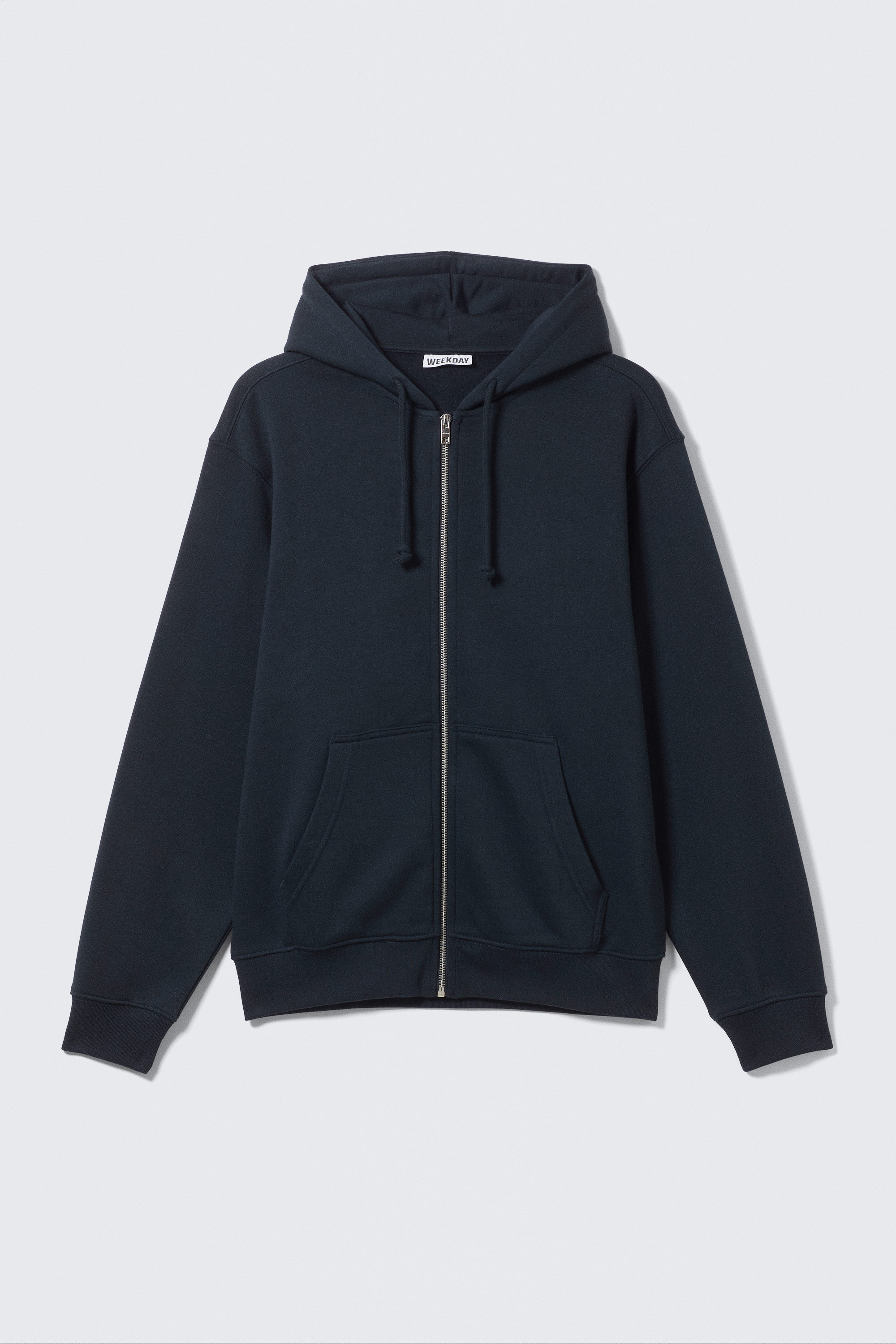 Navy Blue - Classic Zip Hoodie - 1