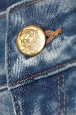 Blue Moon - Medium Blue - Booty Bei Denim Mini Skirt - 6