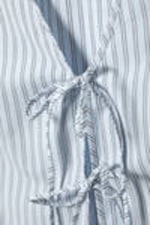 Light Blue Stripe - Fitted Vest Top - 1