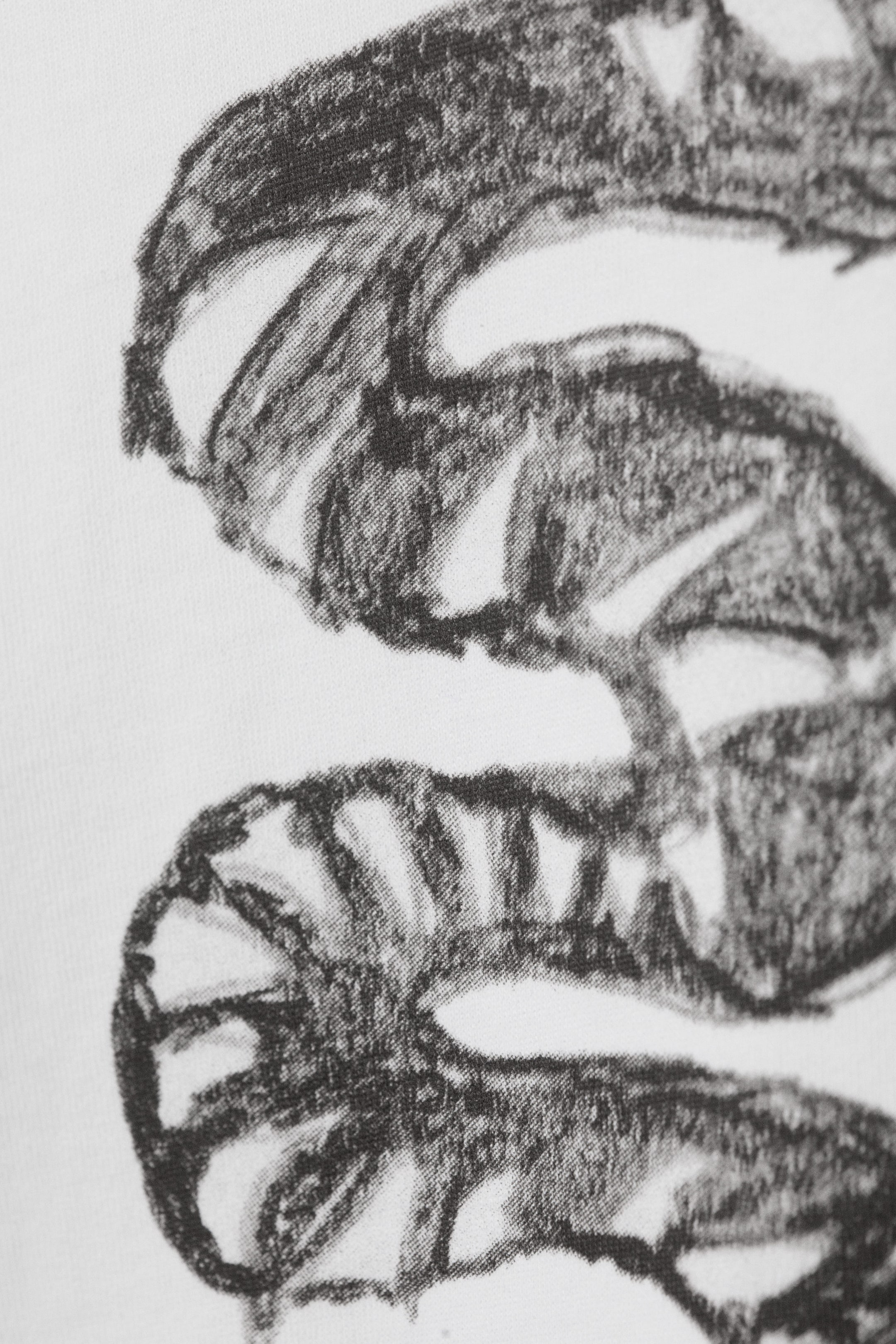 White - Skeleton Dreams - Great Boxy Graphic Long Sleeve T-shirt - 2