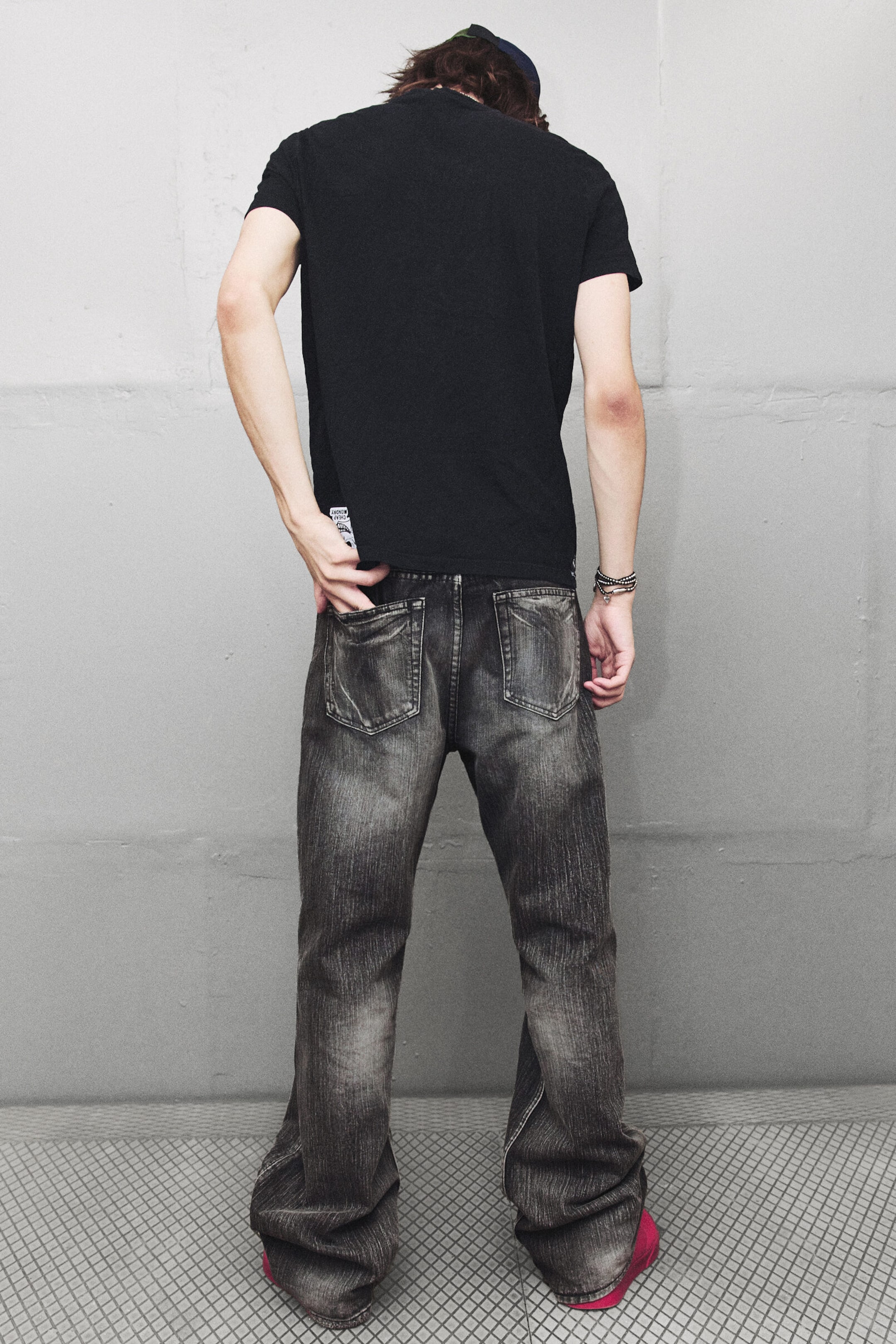 Vintage Black - Dark Black - Boo Bootleg Low Rise Regular Bootcut Jeans - 2