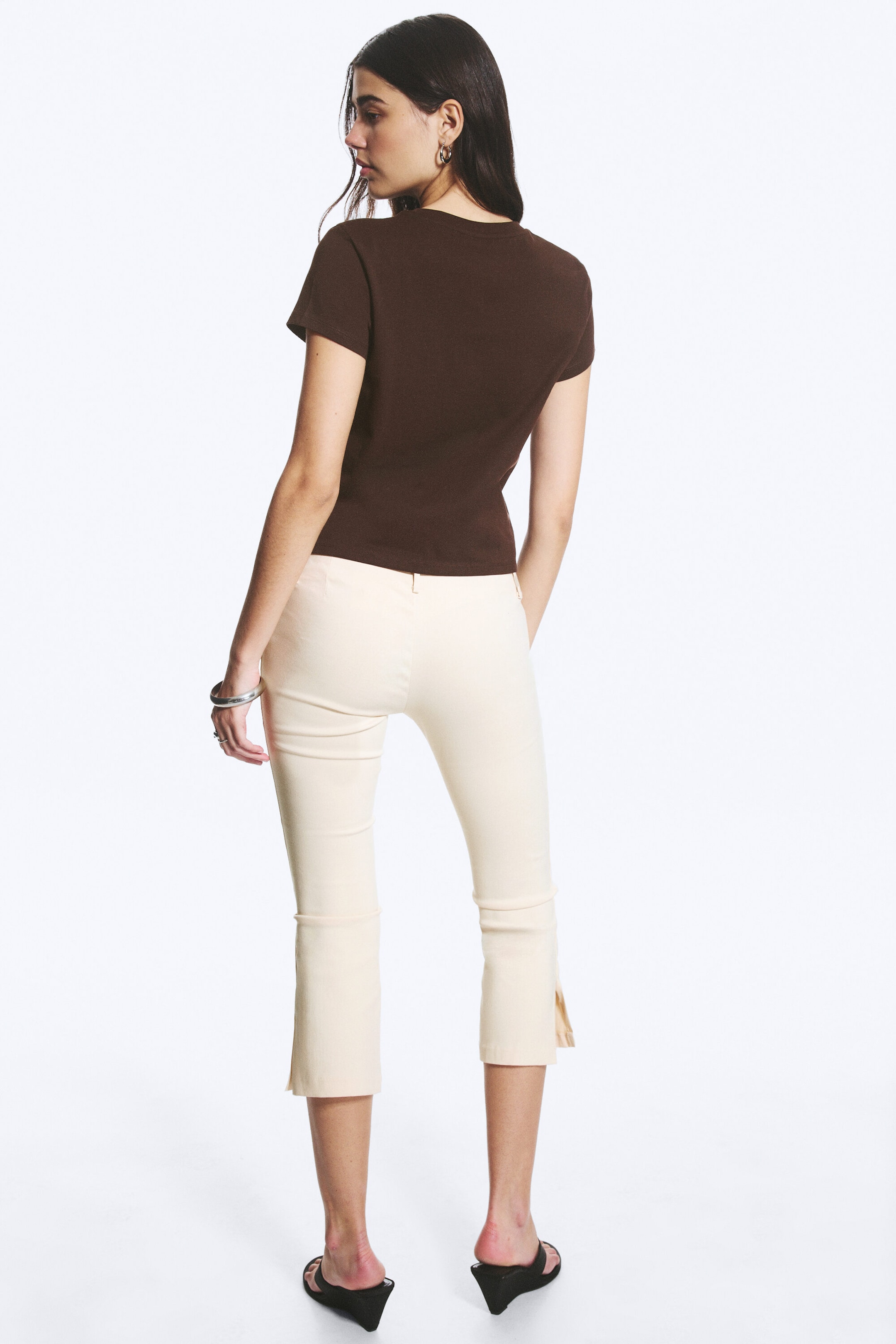 Braun - Mini-T-Shirt in regulärer Passform - 2
