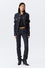 Blue Rinse - Mörkblå - Low waist slim leg jeans - 4