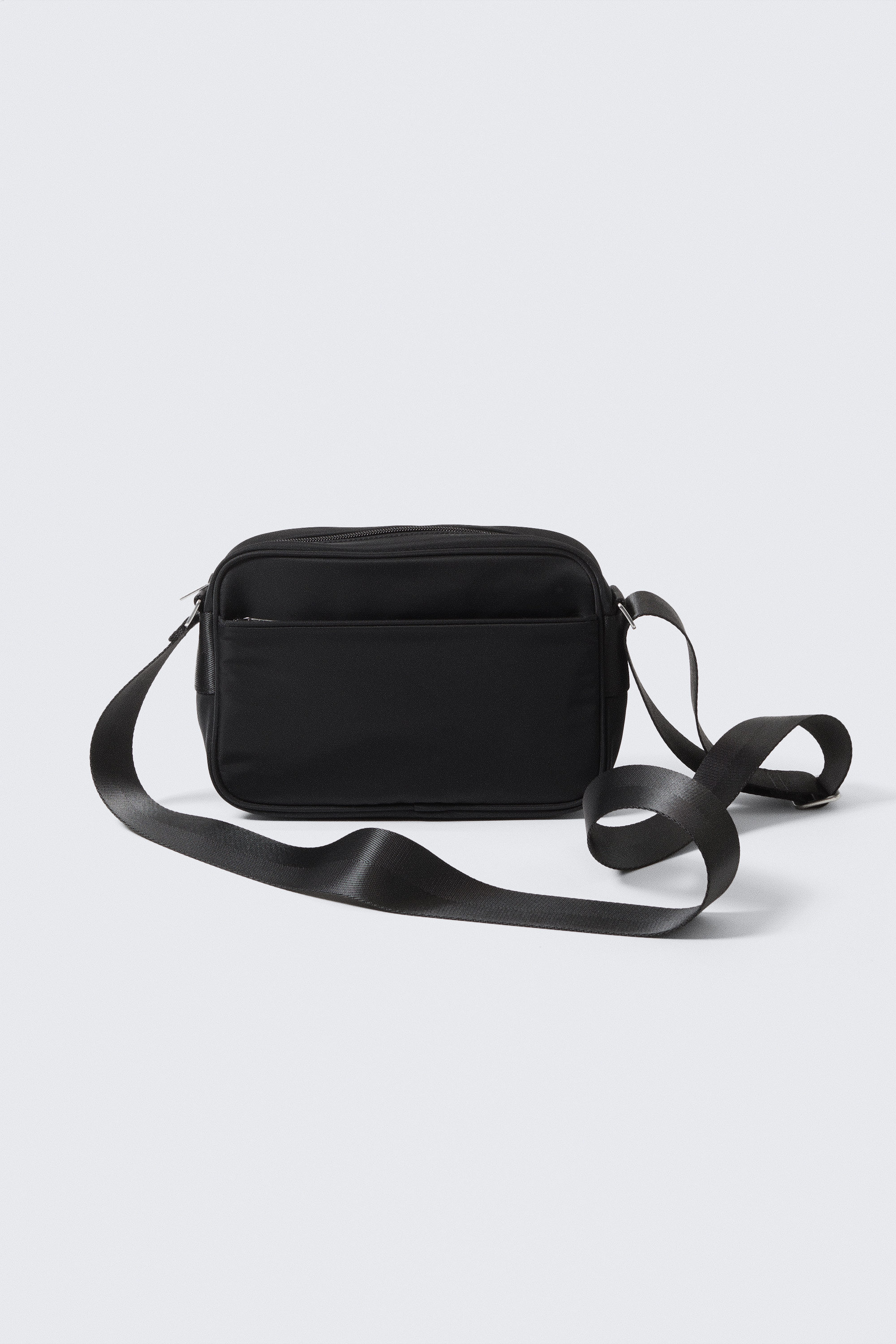 Black - Compact Unisex Crossbody Bag - 1
