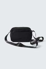 Black - Compact Unisex Crossbody Bag - 0
