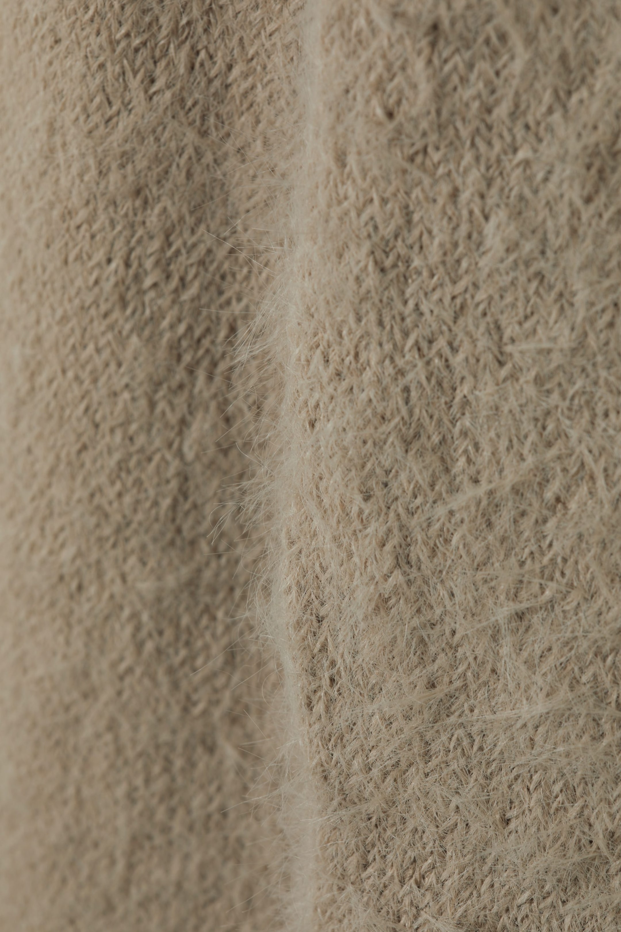 Beige - Jeny Hairy Sweater - 1