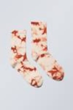 Rust Tie Dye - Sport Tie-Dye Socks - 0
