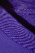 Purple - Great Oversized Kraftig T-shirt - 1