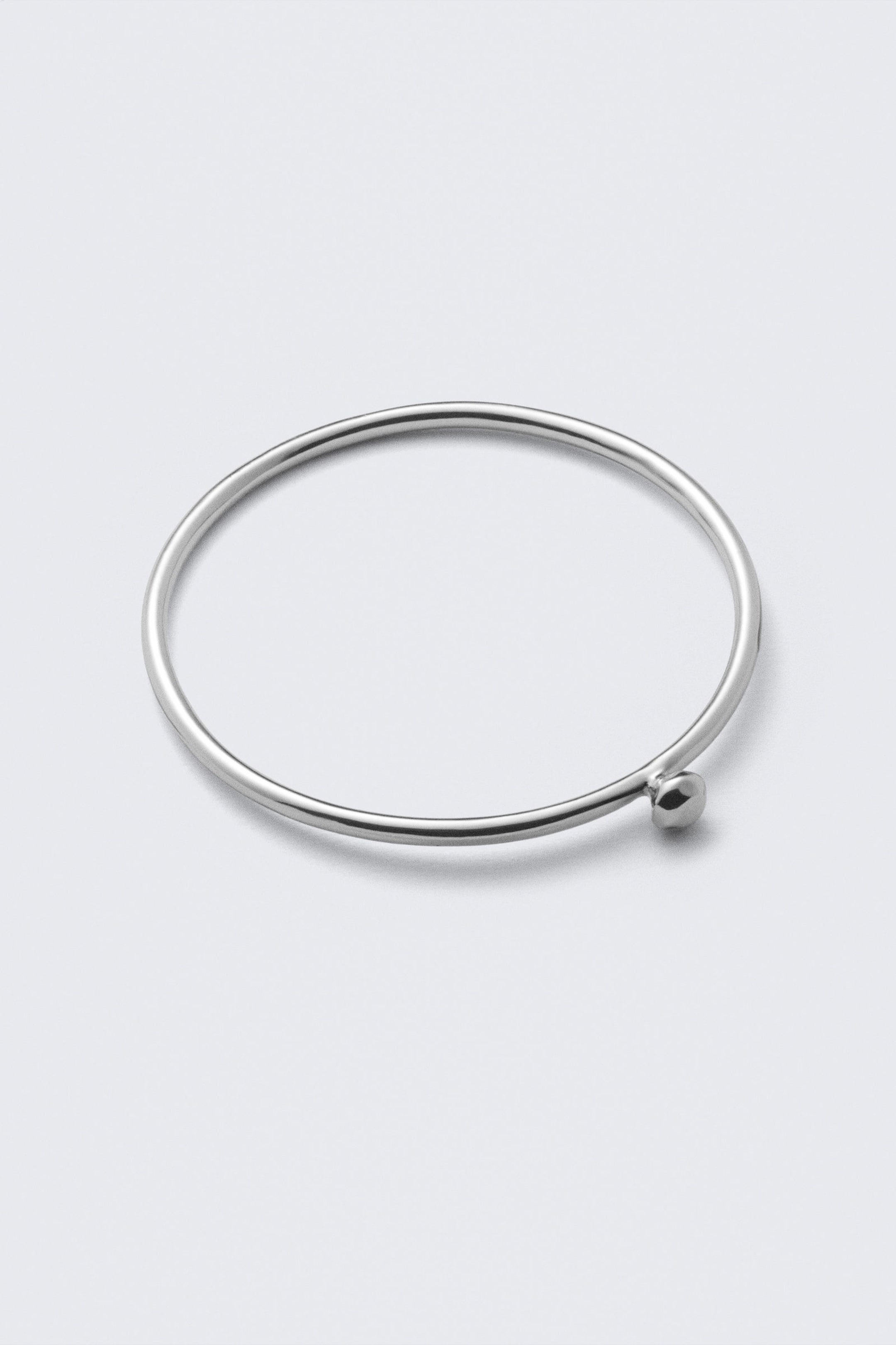 Silver - Metallarmband med Diamantformad Sten