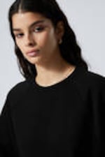 Black - Loose Heavy Sweater - 1