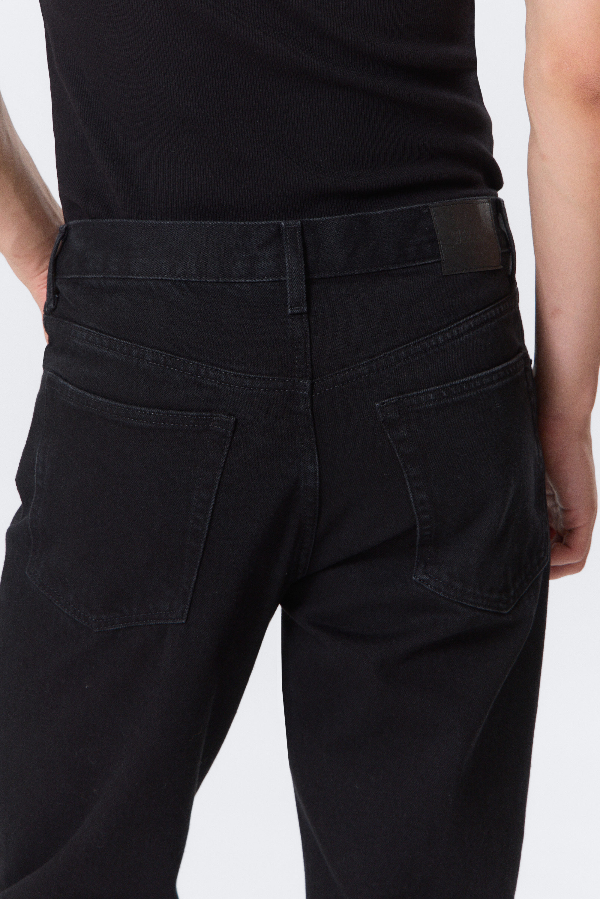 Black Rinse - Schwarz - Mercury Relaxed Bootcut Leg Jeans - 3