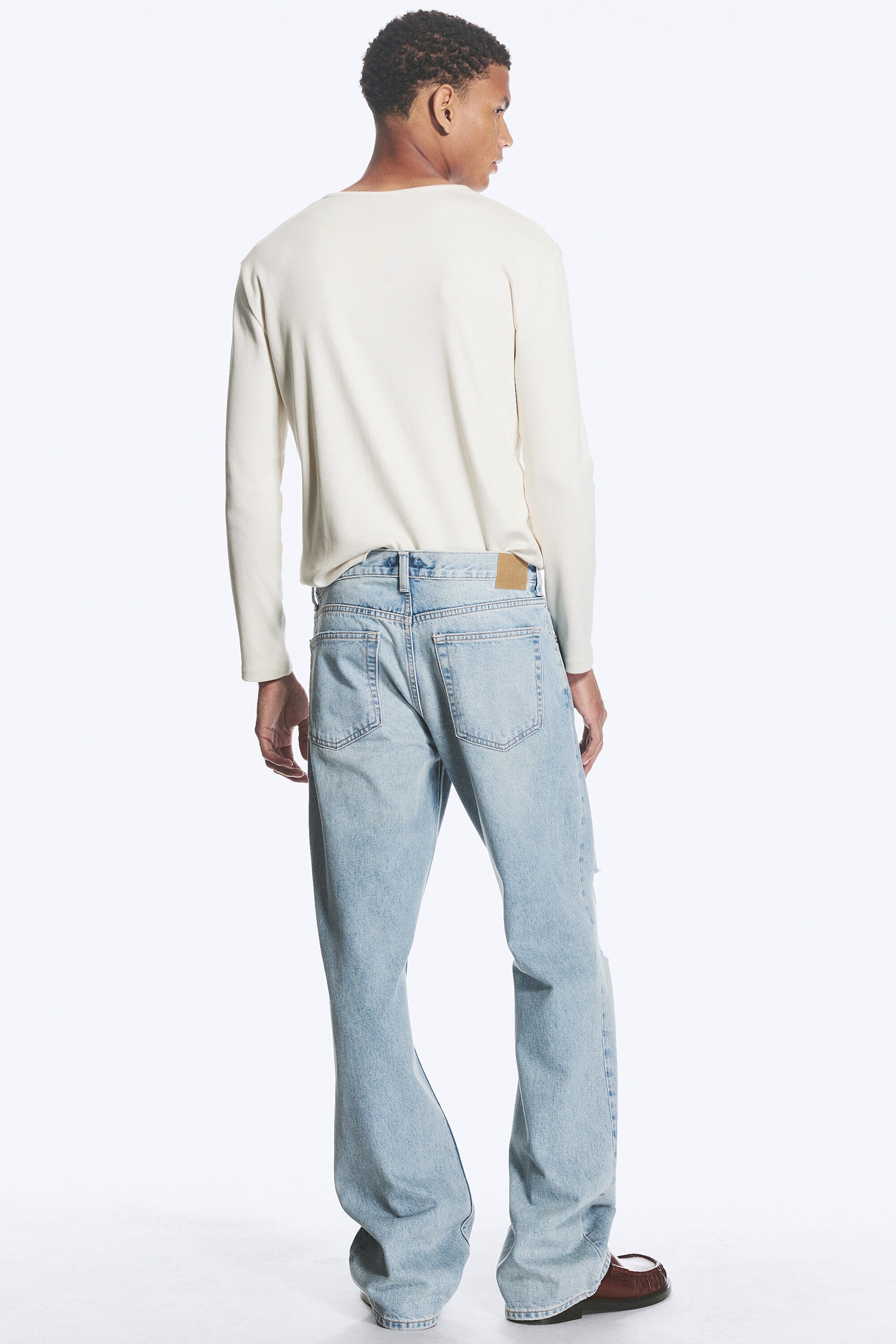 Bleached Sky - Mittelblau - MERCURY MID WAIST RELAXED BOOTCUT JEANS - 5