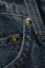 Lake Blue - Dark Blue - Ample Low Rise Loose Wide Leg Jeans - 6