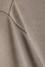 Taupe - Weiches, gebürstetes Langarmoberteil - 1