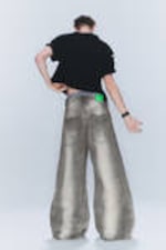 Duster grey - Rad Super jeans met normale taille en wijde pijpen - 2