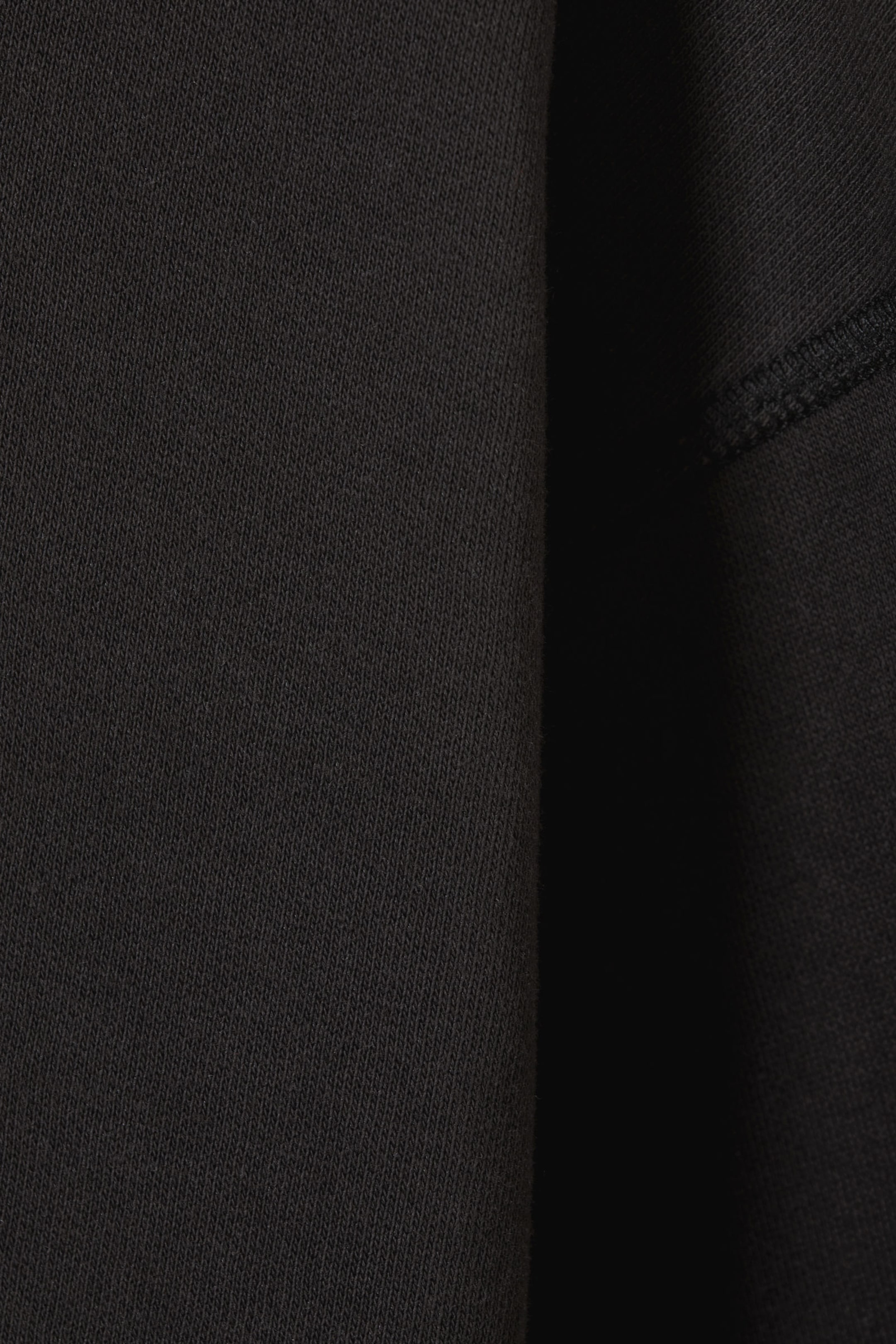 Washed Black - Short Distressed Sweatshirt - 1