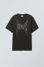 Love Life - Oversized-T-Shirt mit Grafikprint - 0