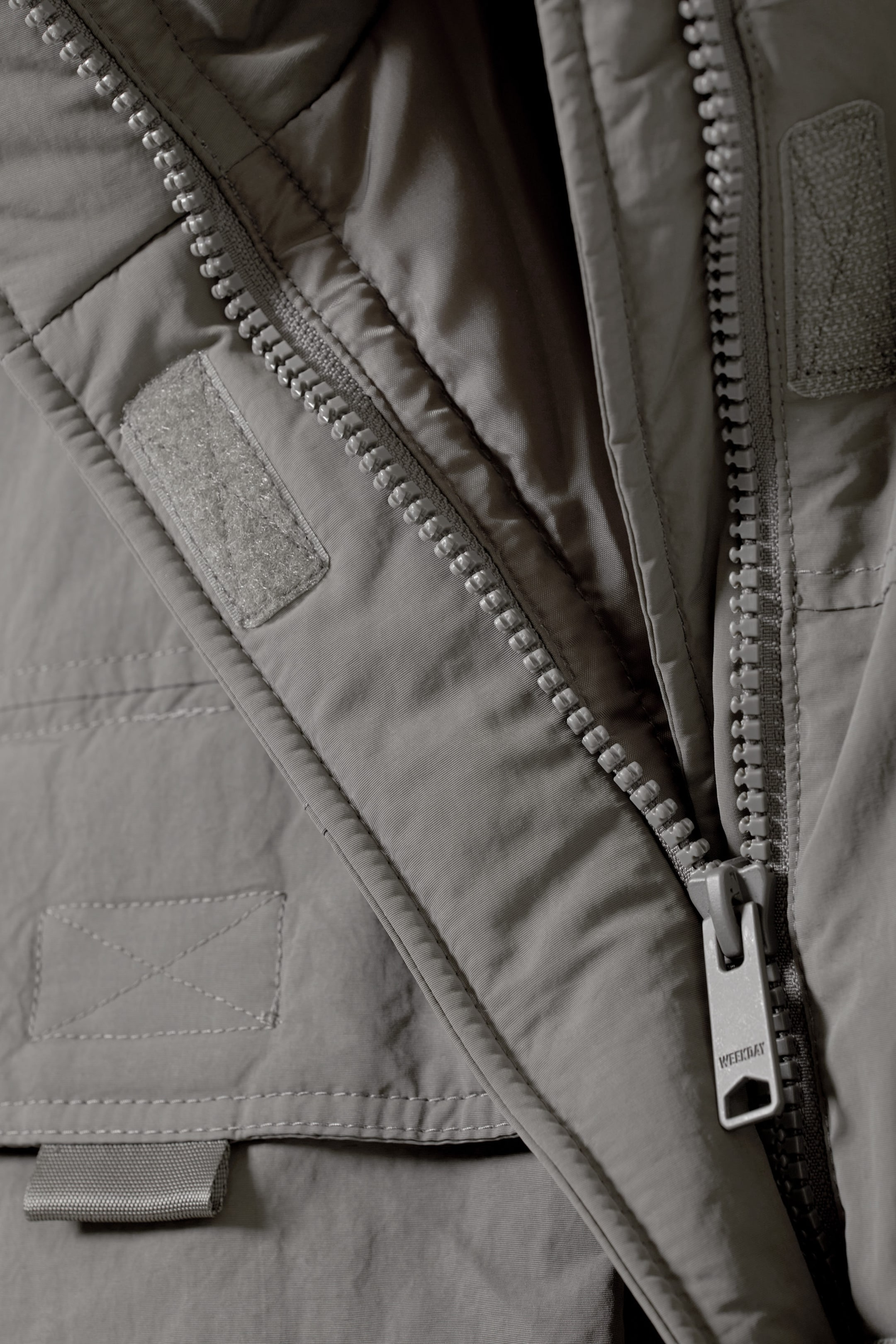 Dusty Khaki - Attila Padded Parka - 1
