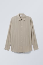 Striped Mole - Oversized Shirt - 0