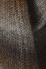 Brown Space Dye - Space Dye Knitted Sweater - 1
