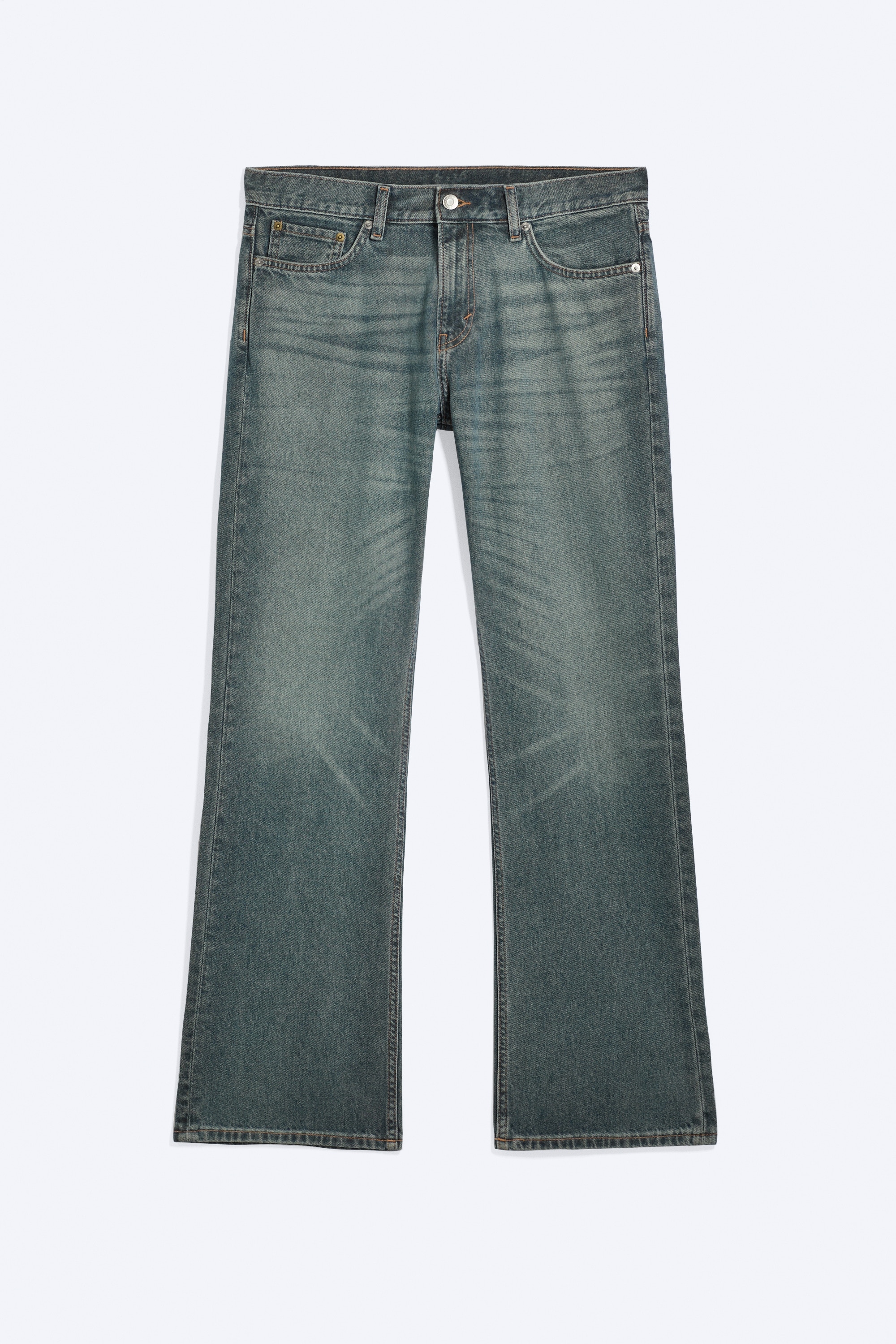 Jean bootcut standard taille basse Sky - Grid Blue - Bleu clair/Empire Black - Noir/Captain Blue – Bleu clair
