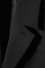 Schwarz - Einreihiger Oversize-Blazer - 1