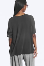 Sheer Dark Grey - Sheer Relaxed Boxy T-Shirt - 2