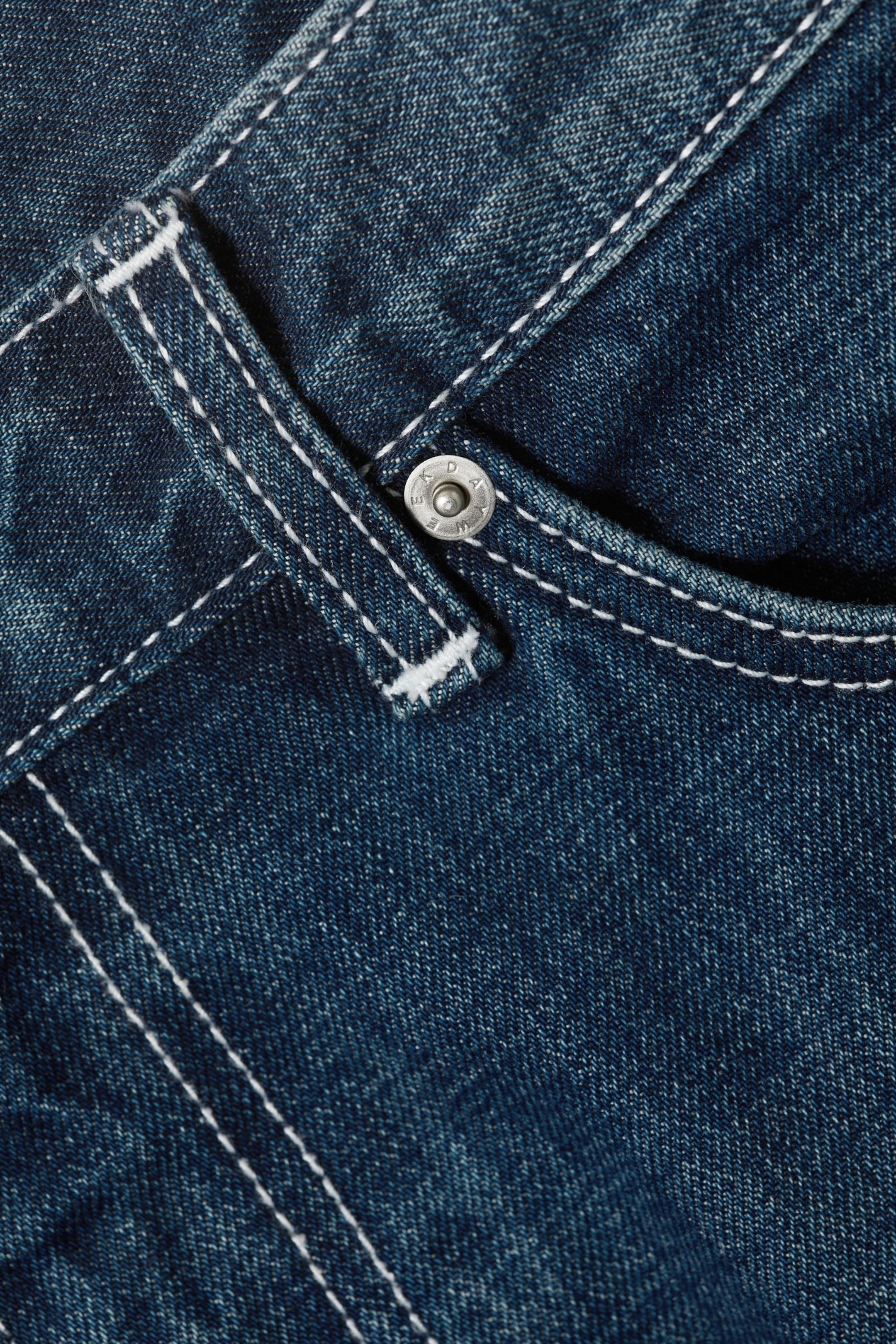 Saffierblauw - Galaxy losse jeans met omgeslagen pijpen - 2