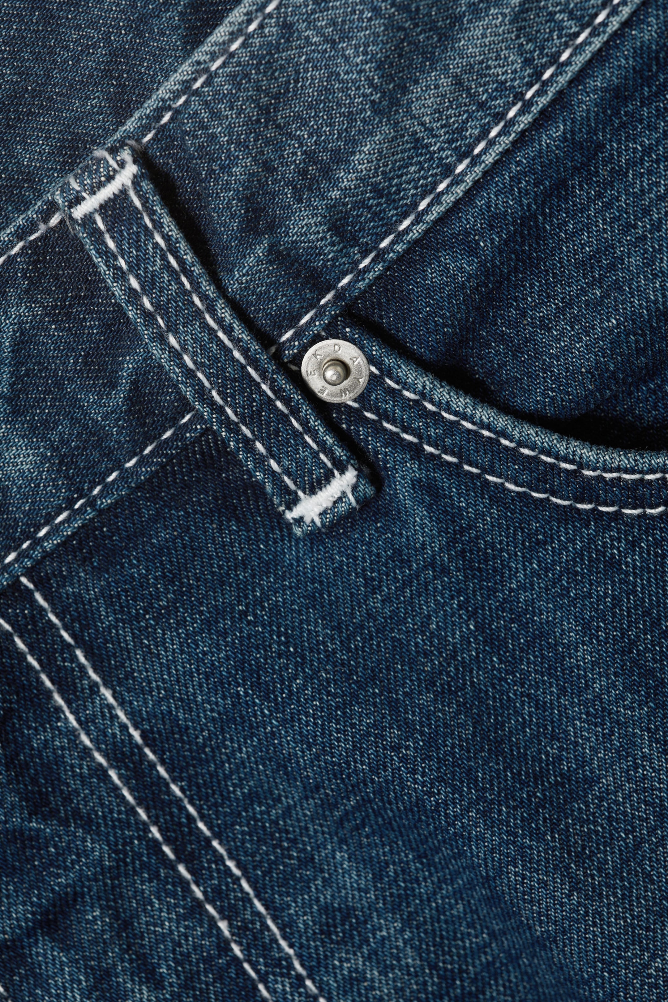 Saffierblauw - Galaxy losse jeans met omgeslagen pijpen - 2