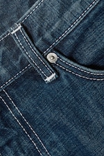 Saffierblauw - Galaxy losse jeans met omgeslagen pijpen - 1