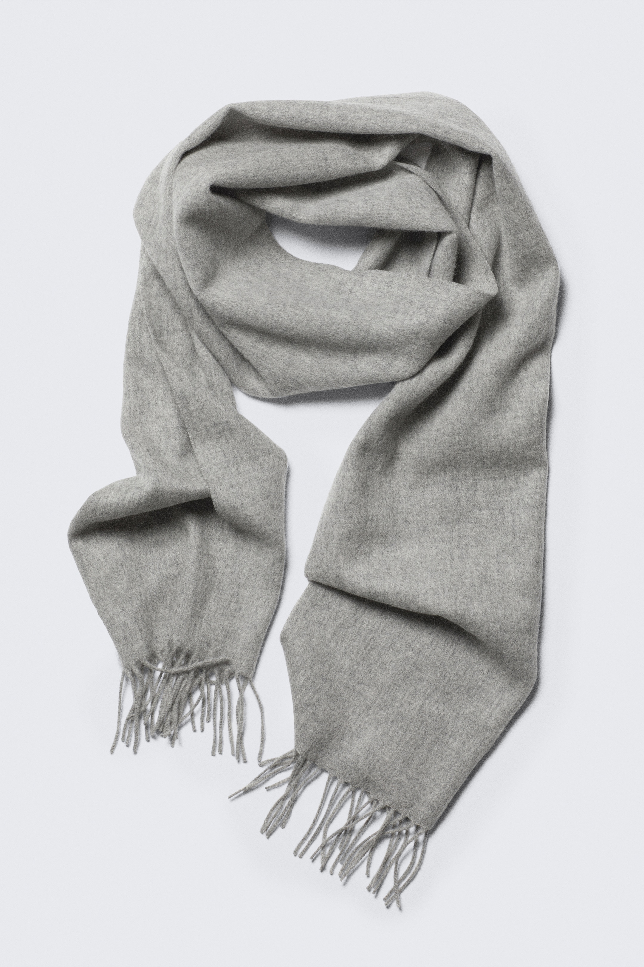Grösseres Bild ansehen: Langer gewebter Wollschal - Dunkelgrau kariert - DAMEN | H&M CH 2