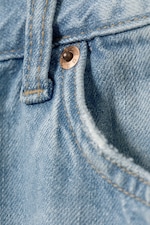 Kimberley Blue - Light Blue - Galaxy Mid Rise Loose Straight Leg Unisex Jeans - 7