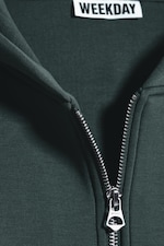 Helles, staubiges Khakigrün - Scuba-Kapuzenpullover mit Reißverschluss Simon - 5