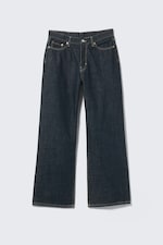 Blue Rinse - Dark Blue - Dynasty Low Rise Loose Wide Leg Jeans - 5