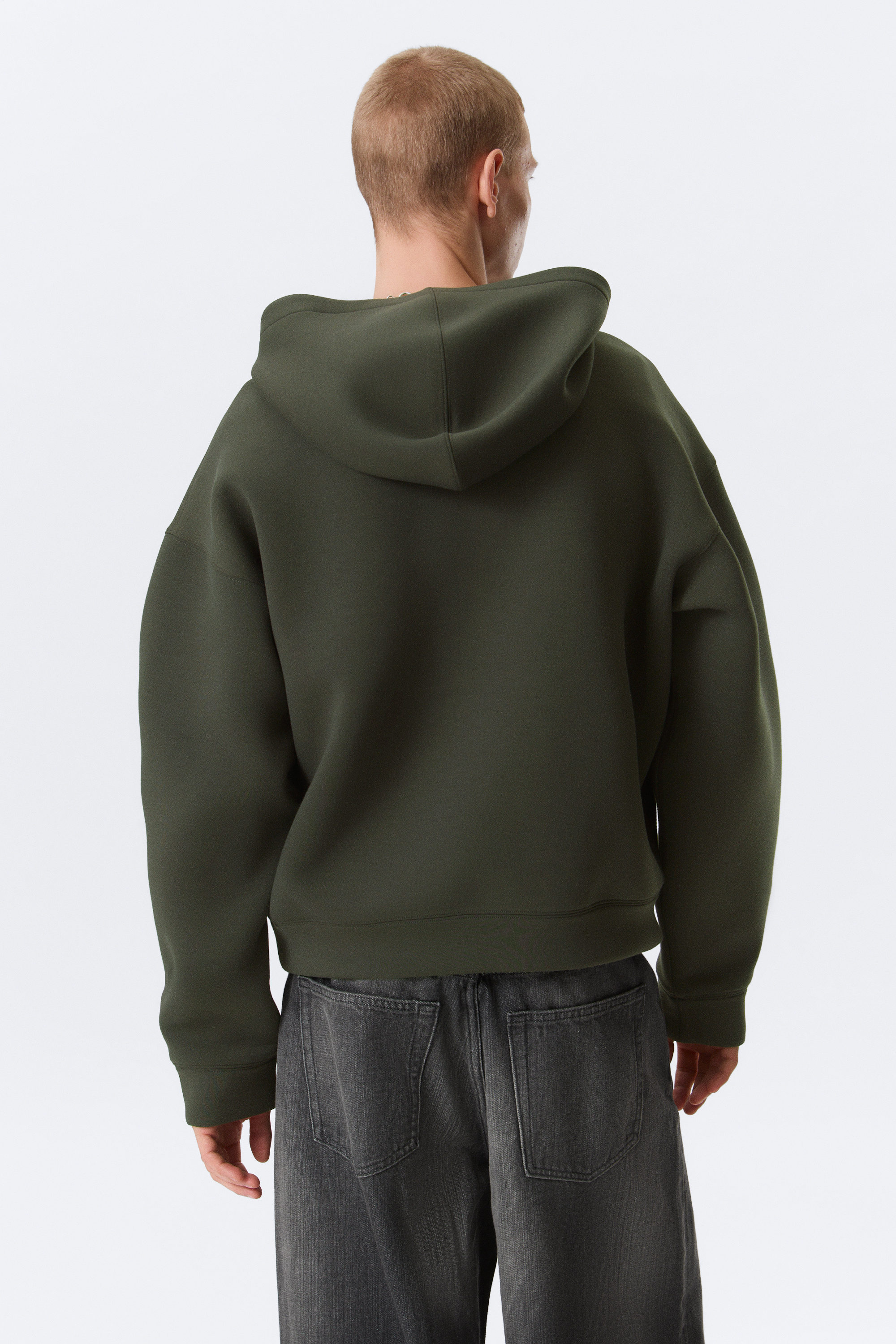 Dark Green - Simon Scuba Hoodie - 3